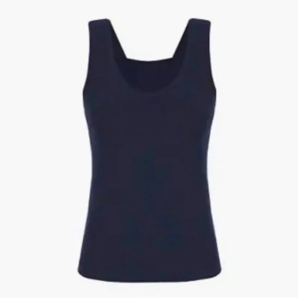 Cabi #6139 Busy Tank Navy Blue - Small - Like new